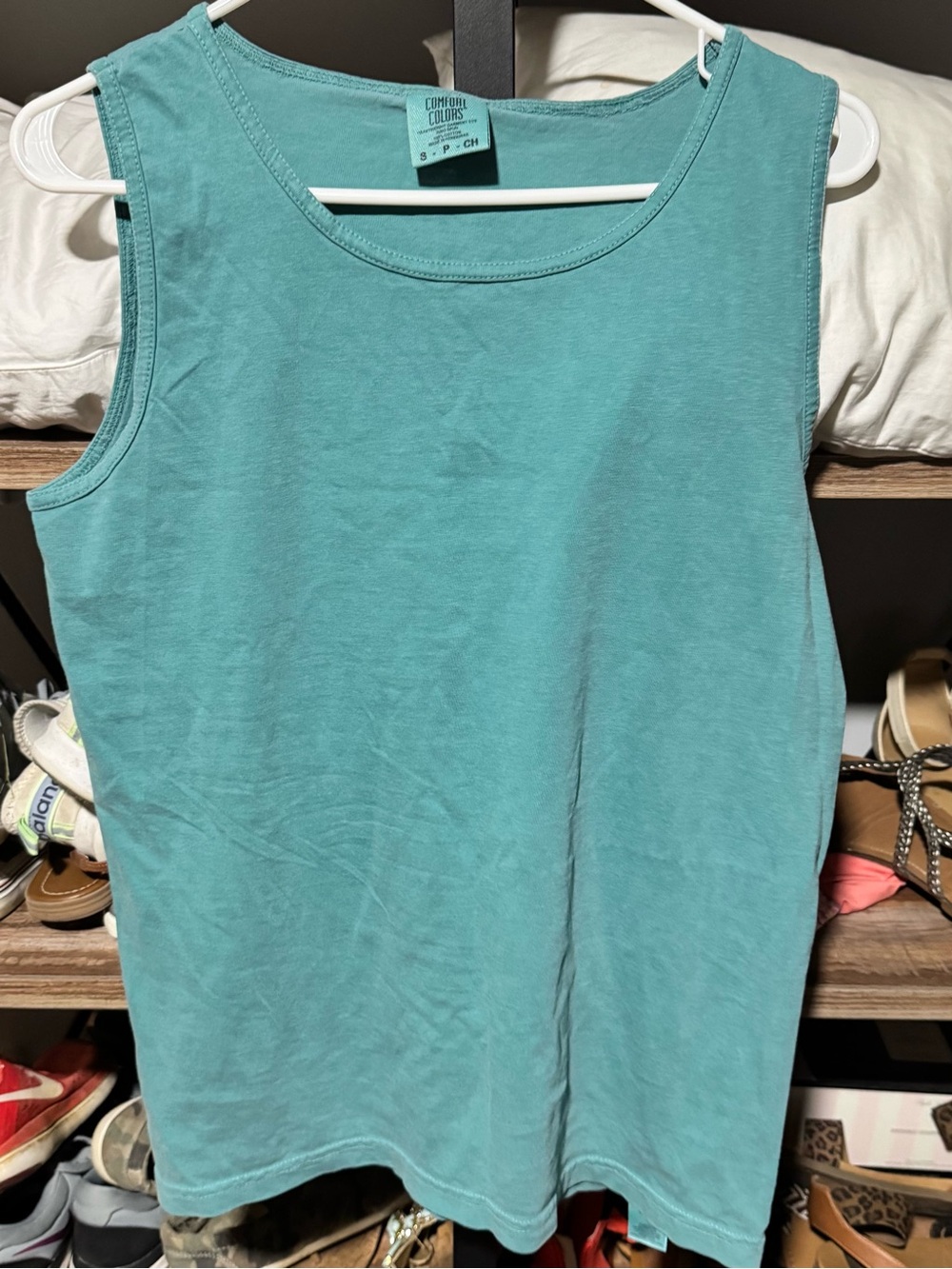 Comfort Colors Women's Tank Top — Teal Blue